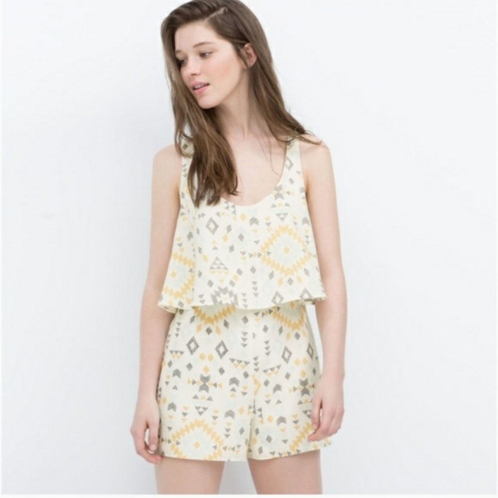 Zara Trafaluc Romper Medium